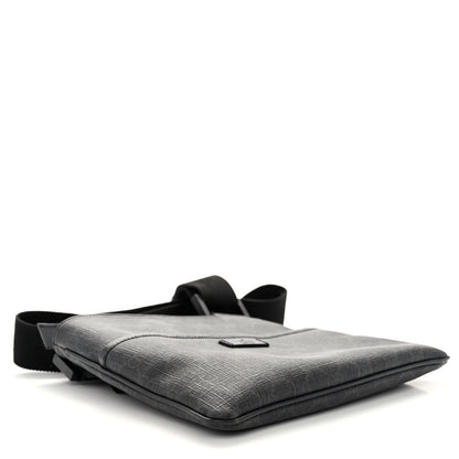 Gucci GG Plus Flat Messenger Bag Black Grey 4 of 9