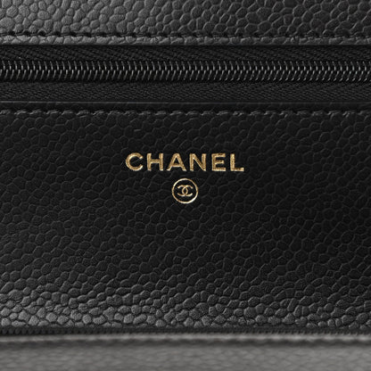 Chanel Caviar Quilted Wallet On Chain WOC Black 7 of 13