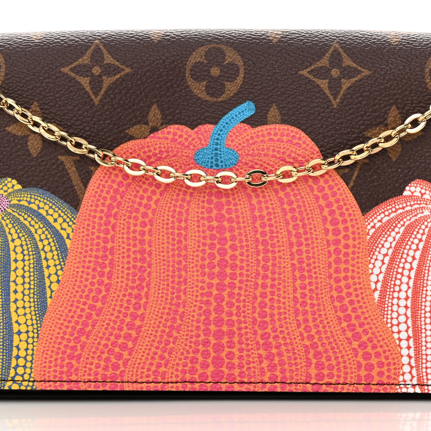 LV X YK Monogram Pumpkins Pochette Felicie