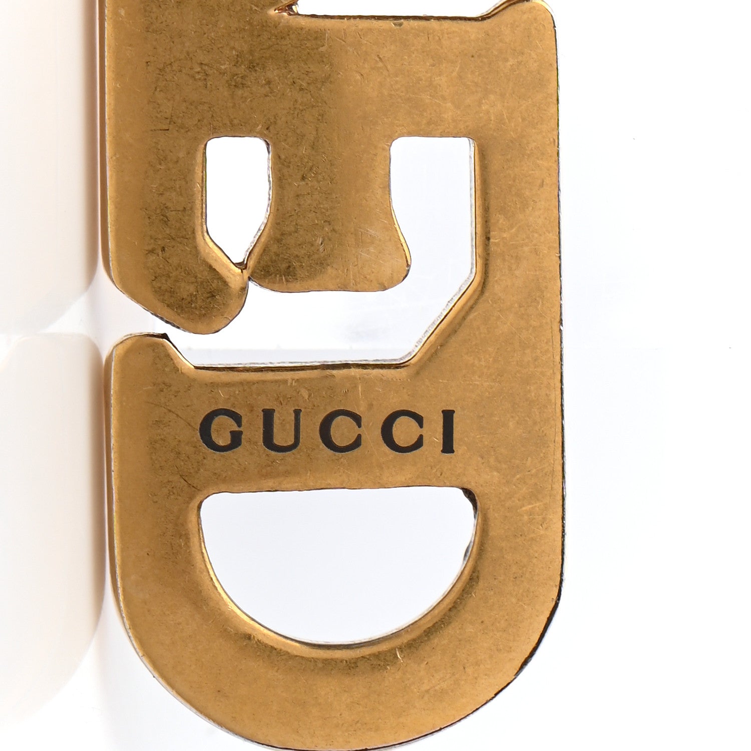 Gucci Gold Crystal Loved Single Earrings Multi 5 of 5