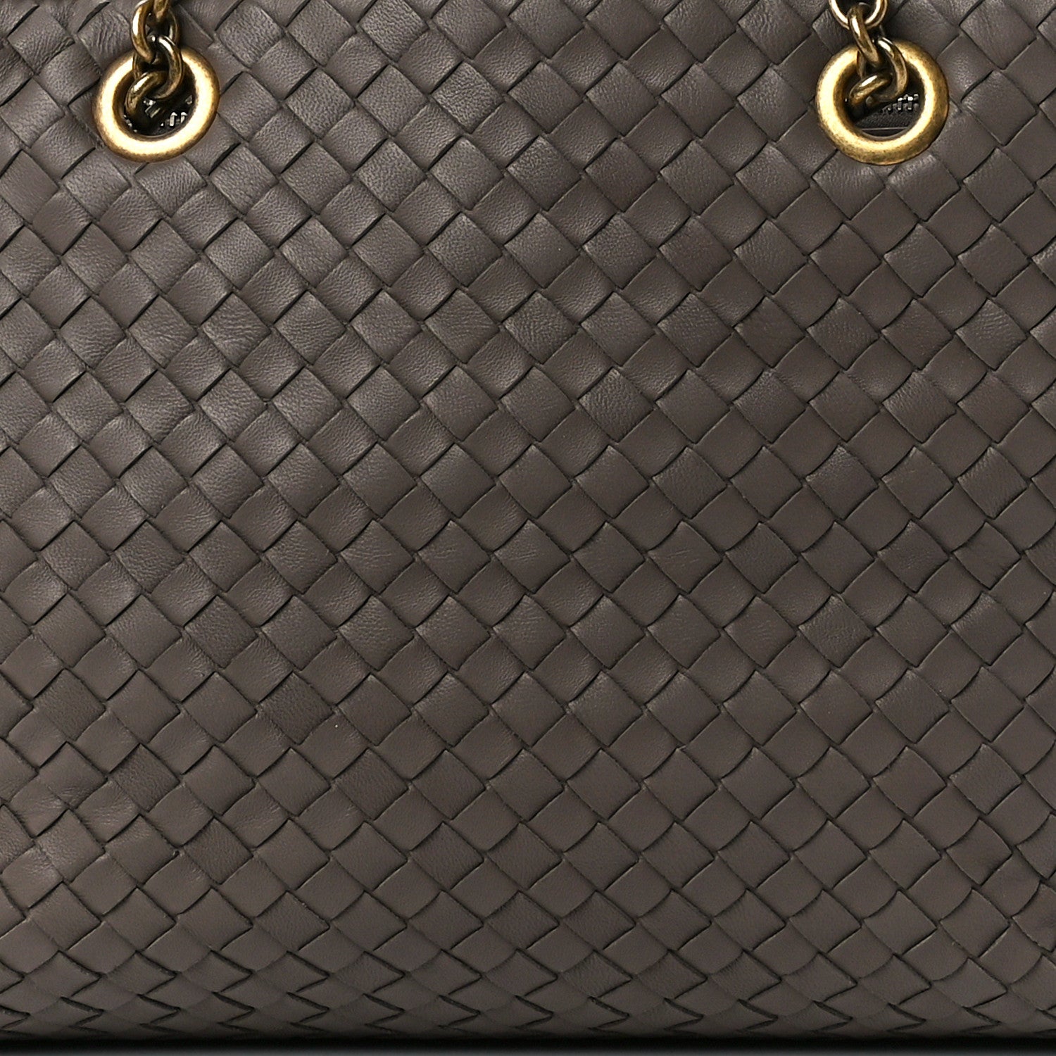 Bottega Veneta Nappa Intrecciato Large Classic Chain Strap Tote Brown 11 of 14