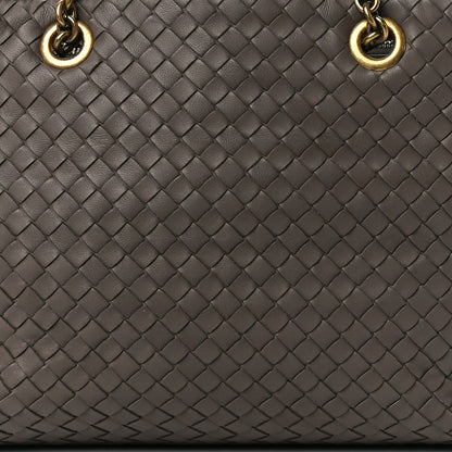 Bottega Veneta Nappa Intrecciato Large Classic Chain Strap Tote Brown 11 of 14