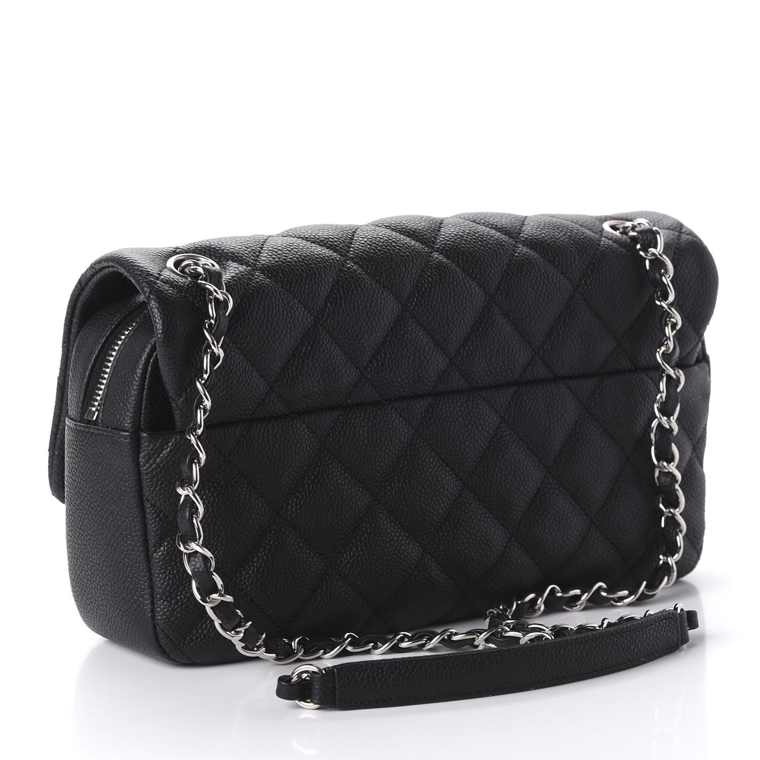 Chanel Caviar Quilted Medium Easy Flap Black 3 of 11