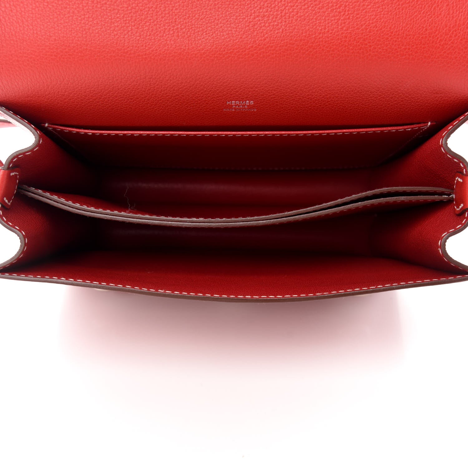 Hermes Evercolor Sac Roulis 23 Rouge Grenat 5 of 11