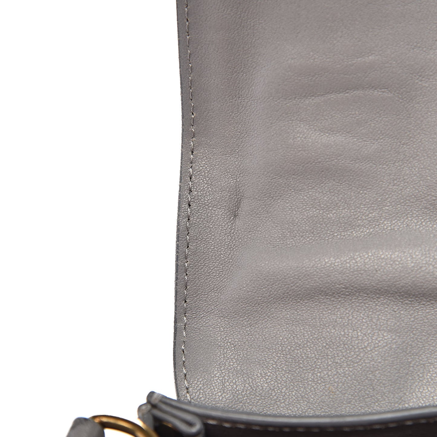 Lambskin PS1 Mini Pouch Messenger Concrete Grey