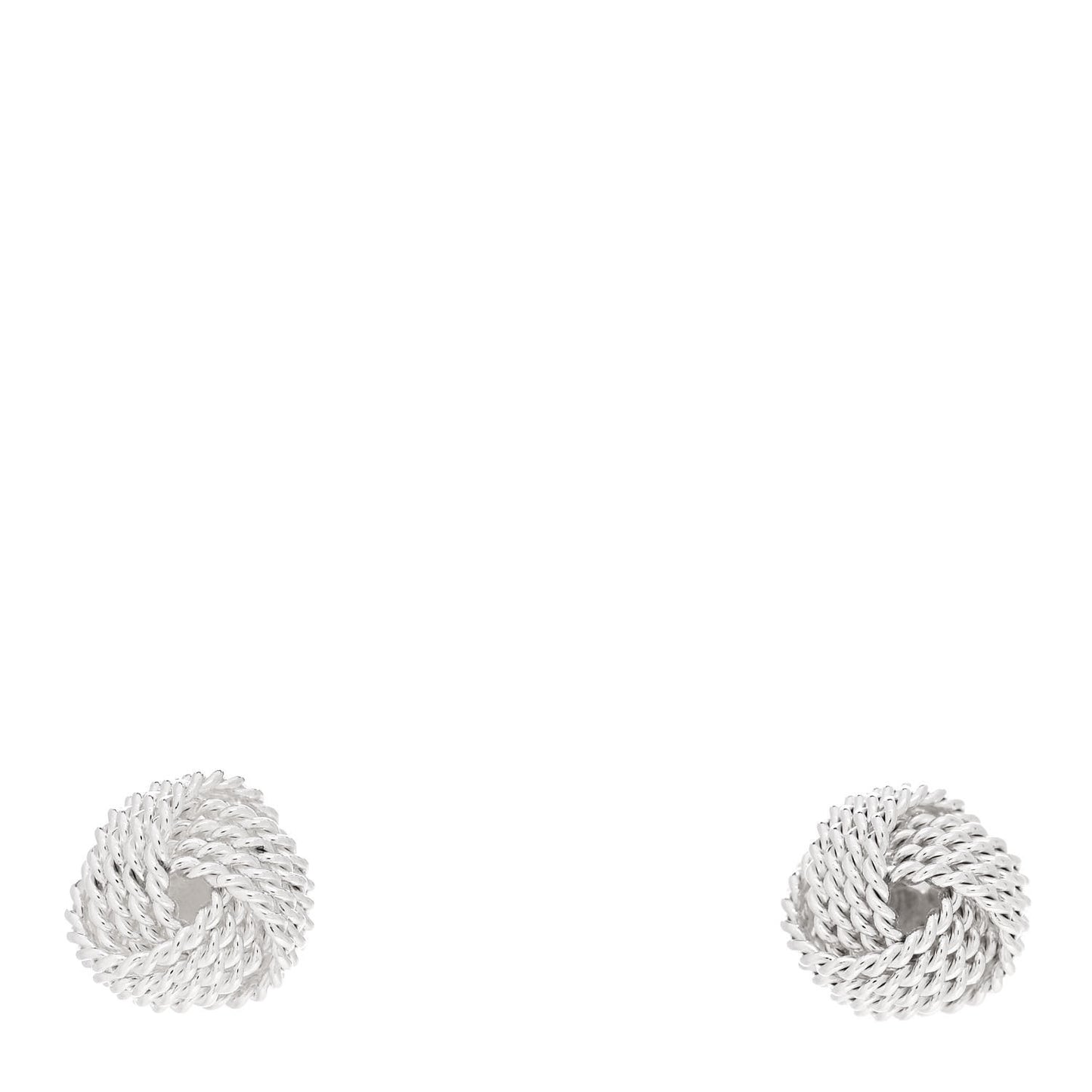Sterling Silver Twist Knot Earrings