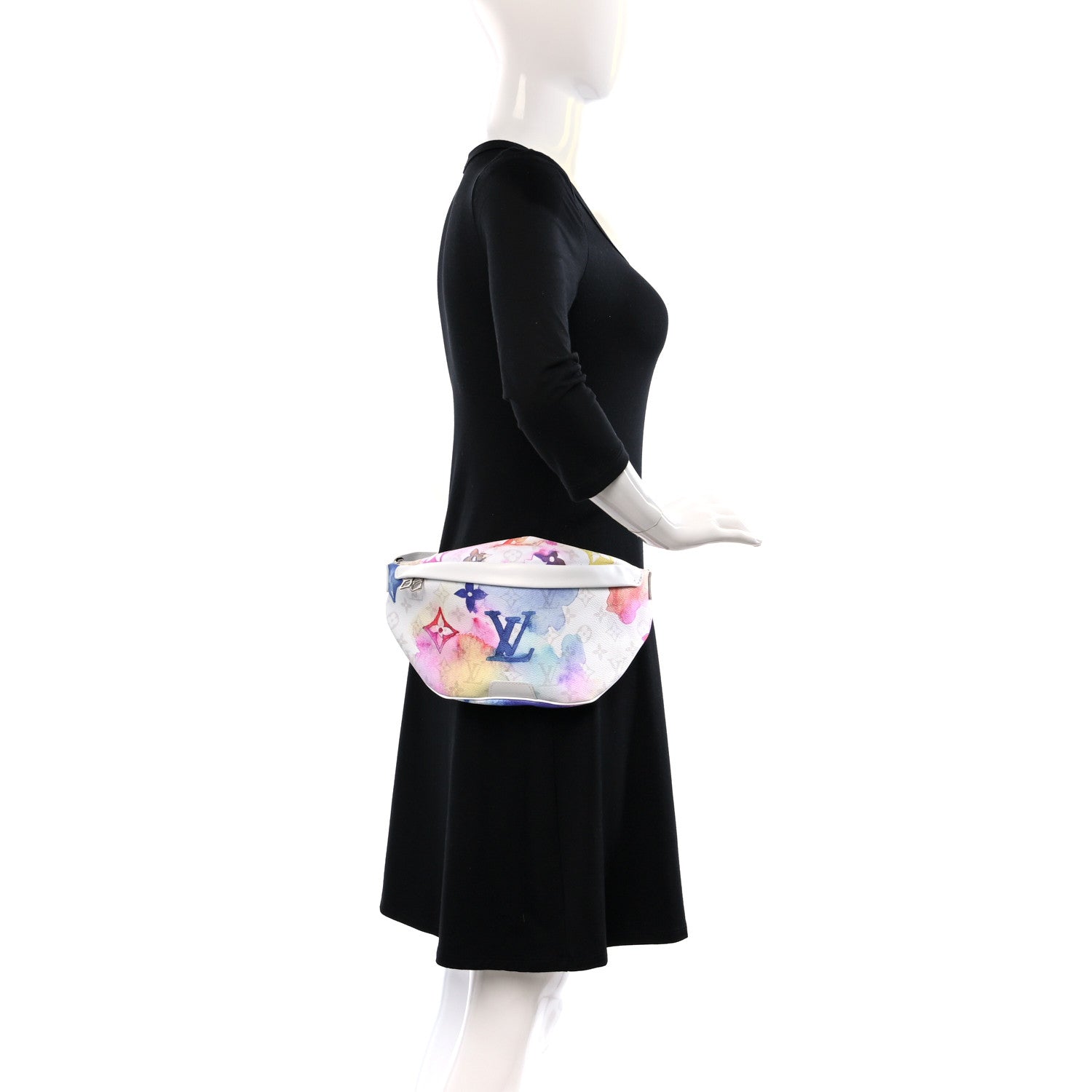 Louis Vuitton Monogram Watercolor Discovery Bumbag Multicolor 2 of 10