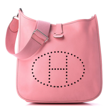 Hermes Epsom Evelyne III GM Rose Confetti 1 of 12