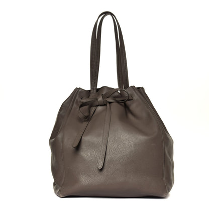 Celine Soft Grained Calfskin Medium Belt Cabas Phantom Souris 1 of 16