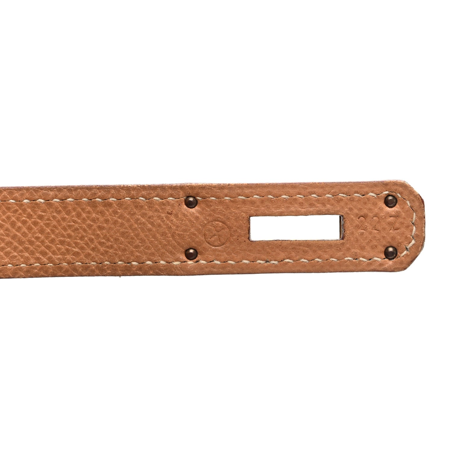 Hermes Courchevel Kelly Retourne 32 Gold 7 of 10
