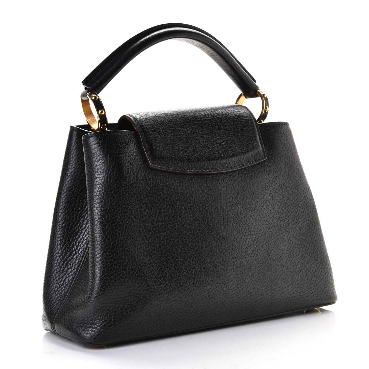 Louis Vuitton Taurillon Capucines BB Black 2 of 12
