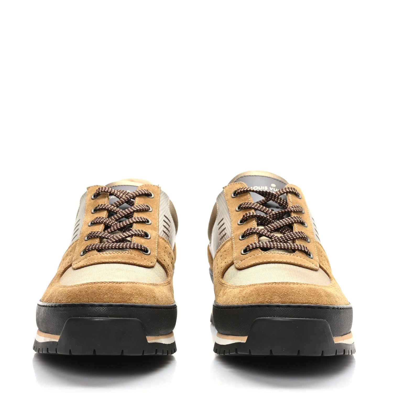 Louis Vuitton Epi Suede Monogram Mens Harlem Richelieu Sneakers 8 2 of 9