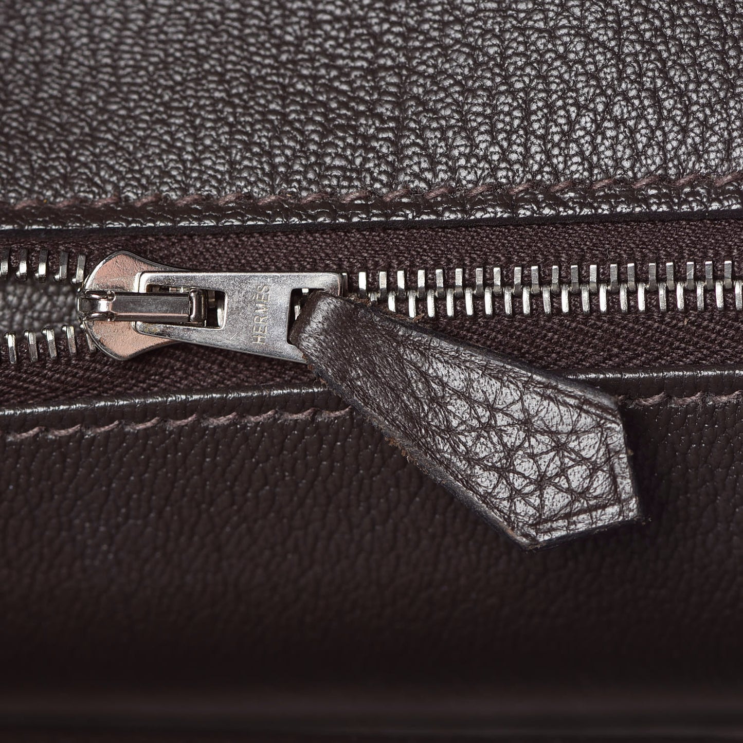 Taurillon Clemence Birkin 35 Chocolate