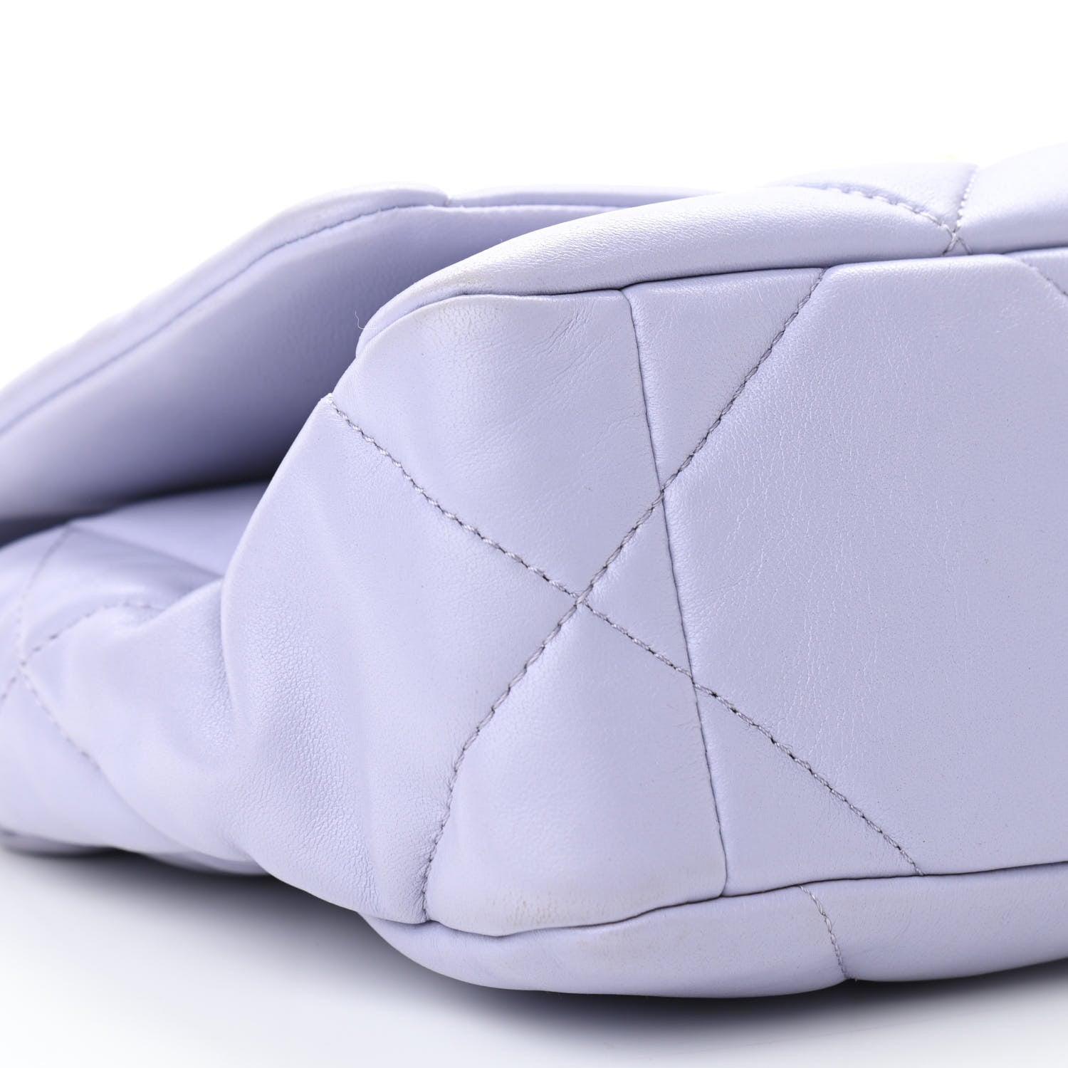 Chanel Lambskin Quilted Medium Chanel 19 Flap Light Purple 8 of 9