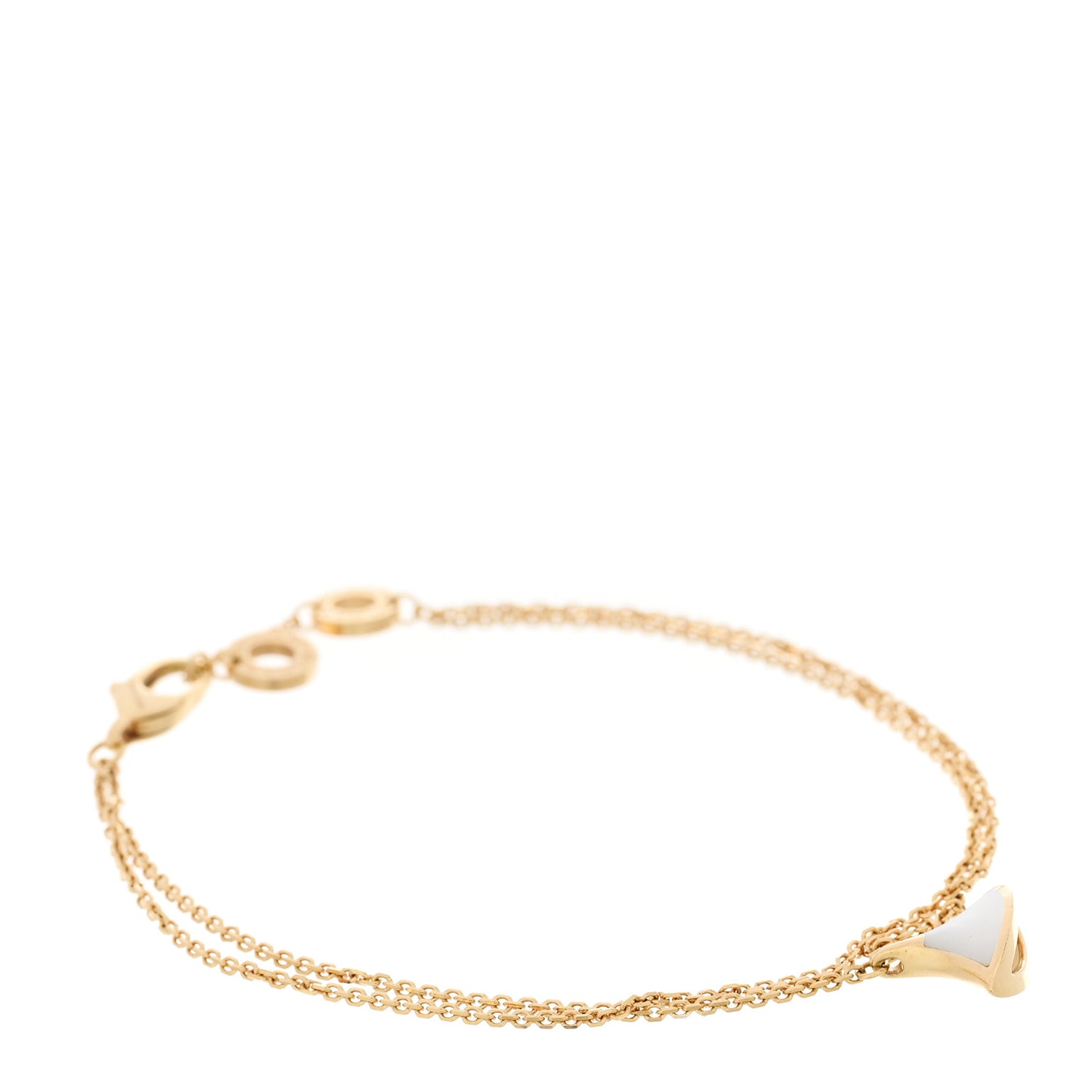 18K Yellow Gold Mother of Pearl Divas' Dream Bracelet SM
