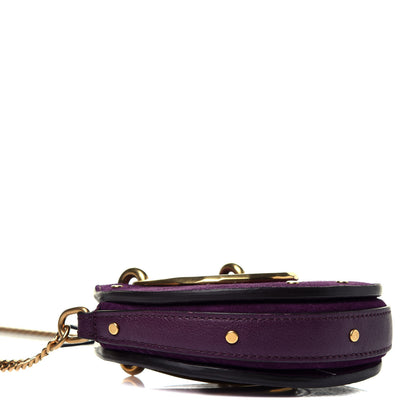 Chloe Goatskin Suede Mini Pixie Bag Nightfall Purple 9 of 10