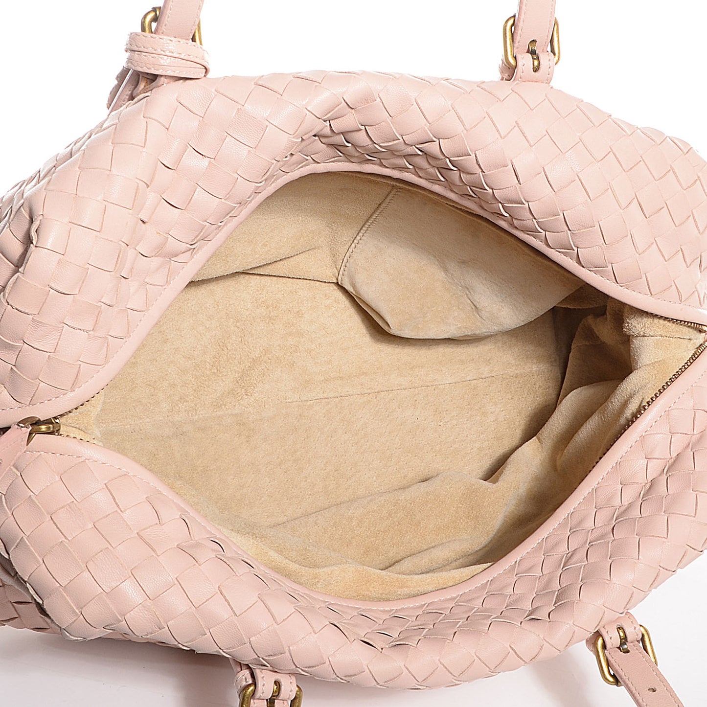 Nappa Intrecciato Montaigne Bag Lotus