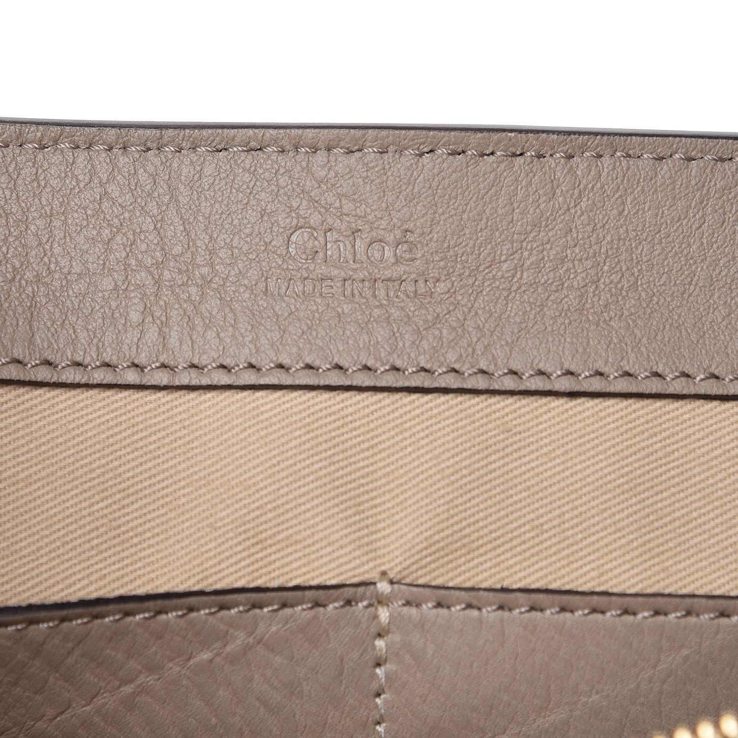 Chloe Calfskin Medium Faye Day Shoulder Bag Motty Grey 8 of 10