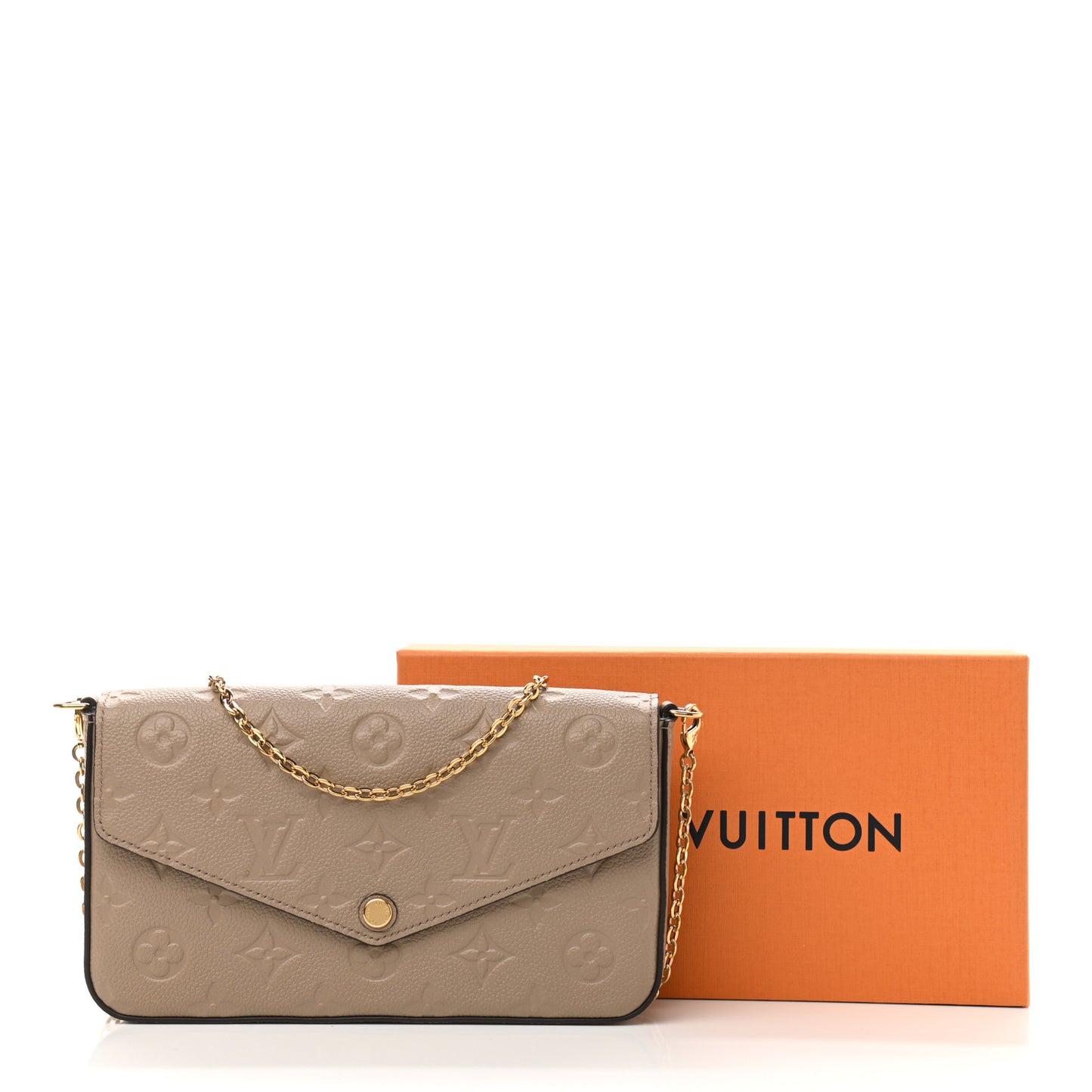 Empreinte Pochette Felicie Chain Wallet Tourterelle