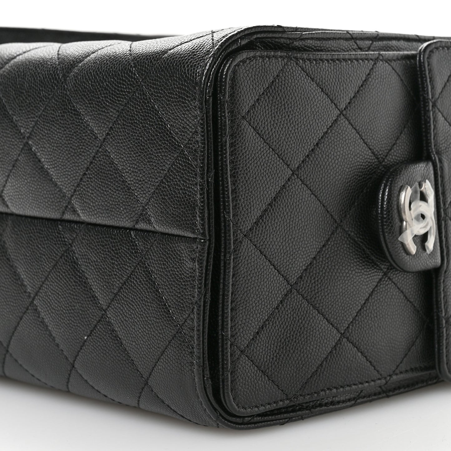 Caviar Quilted Small Chanel 25 Handbag Black