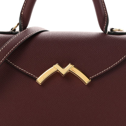 Moynat Carat Calfskin Gabrielle BB Carmin 8 of 11