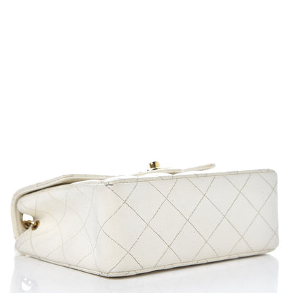 Chanel Caviar Quilted Mini Square Flap White 4 of 14