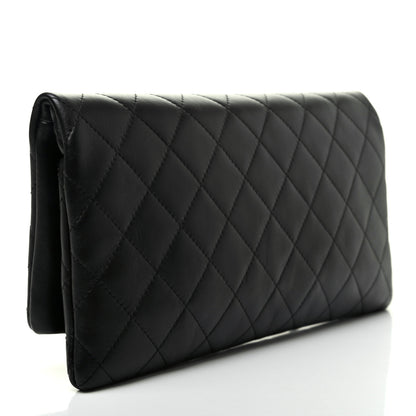 Chanel Lambskin Quilted CC Beauty Clutch Black 3 of 7
