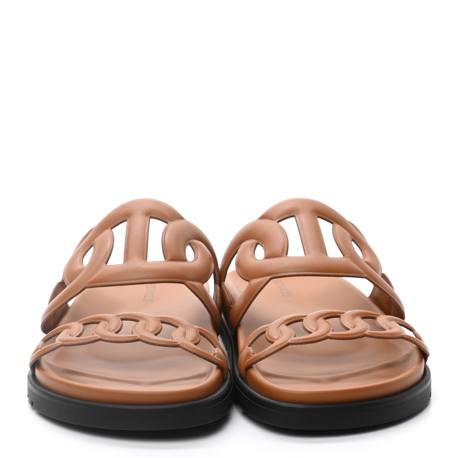 Hermes Nappa Extra Sandals 36 Naturel 2 of 8
