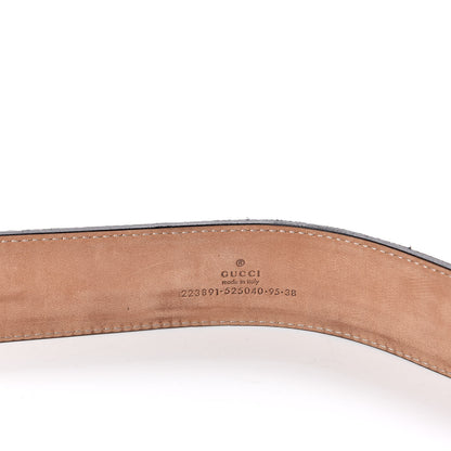 Gucci Imprime Monogram Interlocking G Belt 95 38 Black 4 of 8