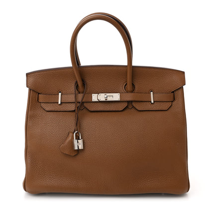 Hermes Togo BIRKIN 35 Alezan 1 of 10