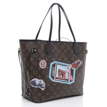 Louis Vuitton Monogram World Tour Neverfull MM 3 of 11