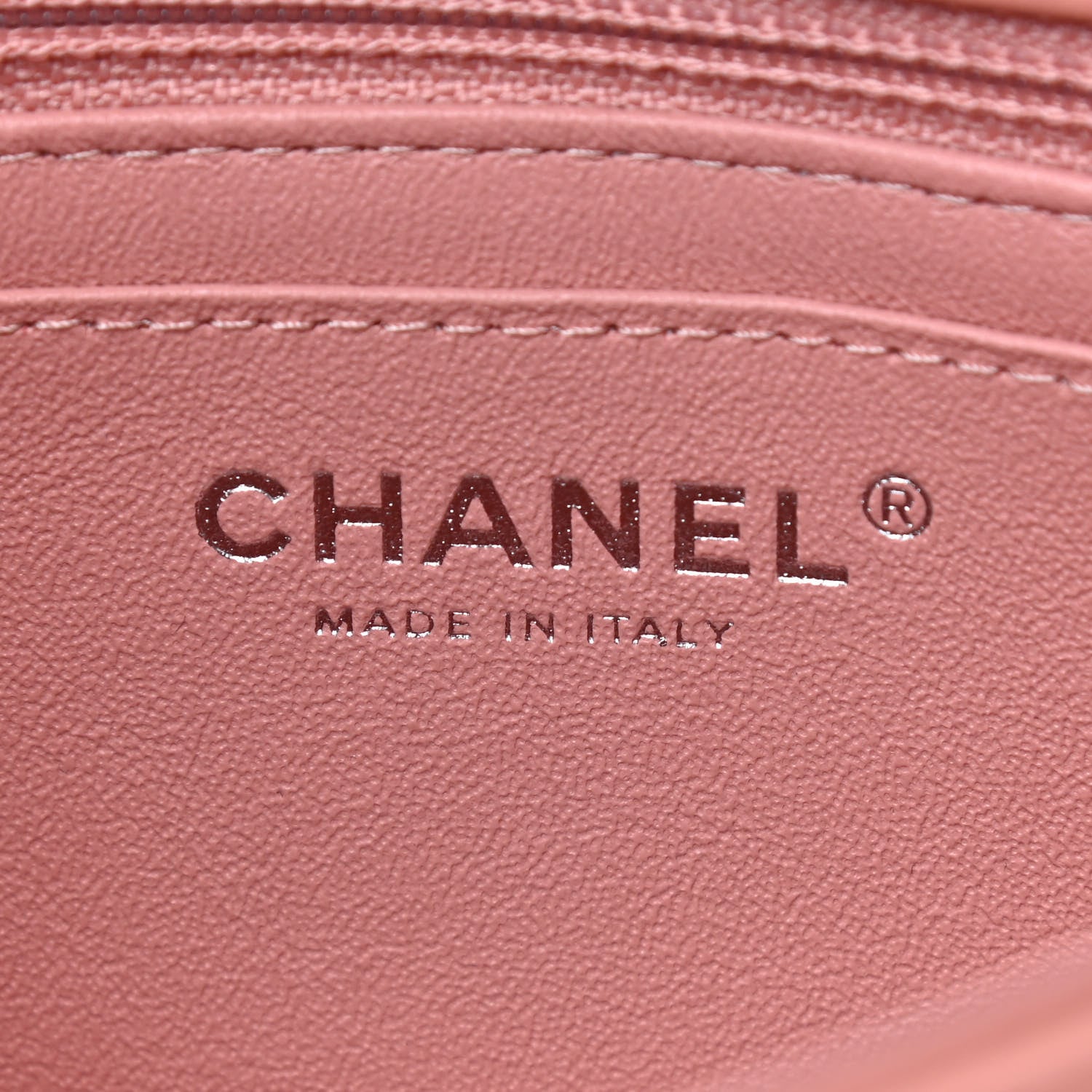 Chanel Lambskin Quilted Mini Rectangular Flap Pink 6 of 9
