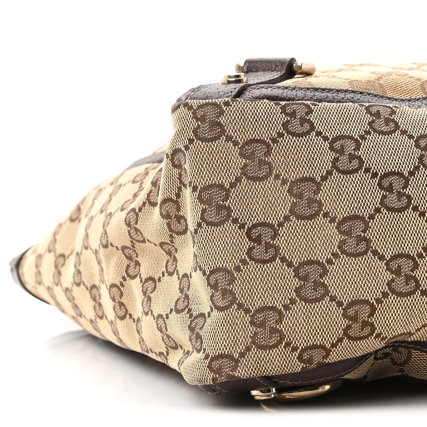 Monogram Large Abbey Tote Dark Brown