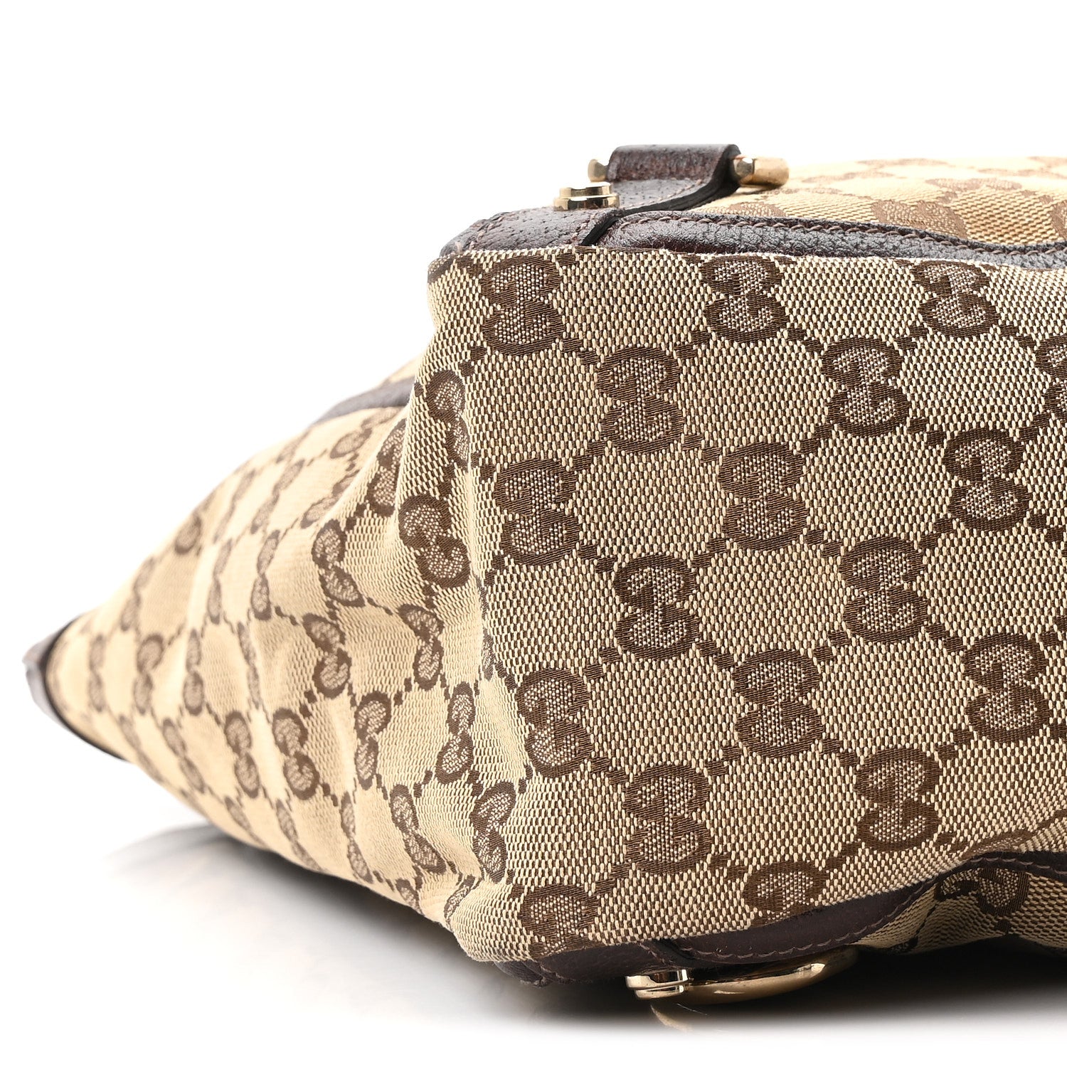 Gucci Monogram Large Abbey Tote Dark Brown 9 of 10