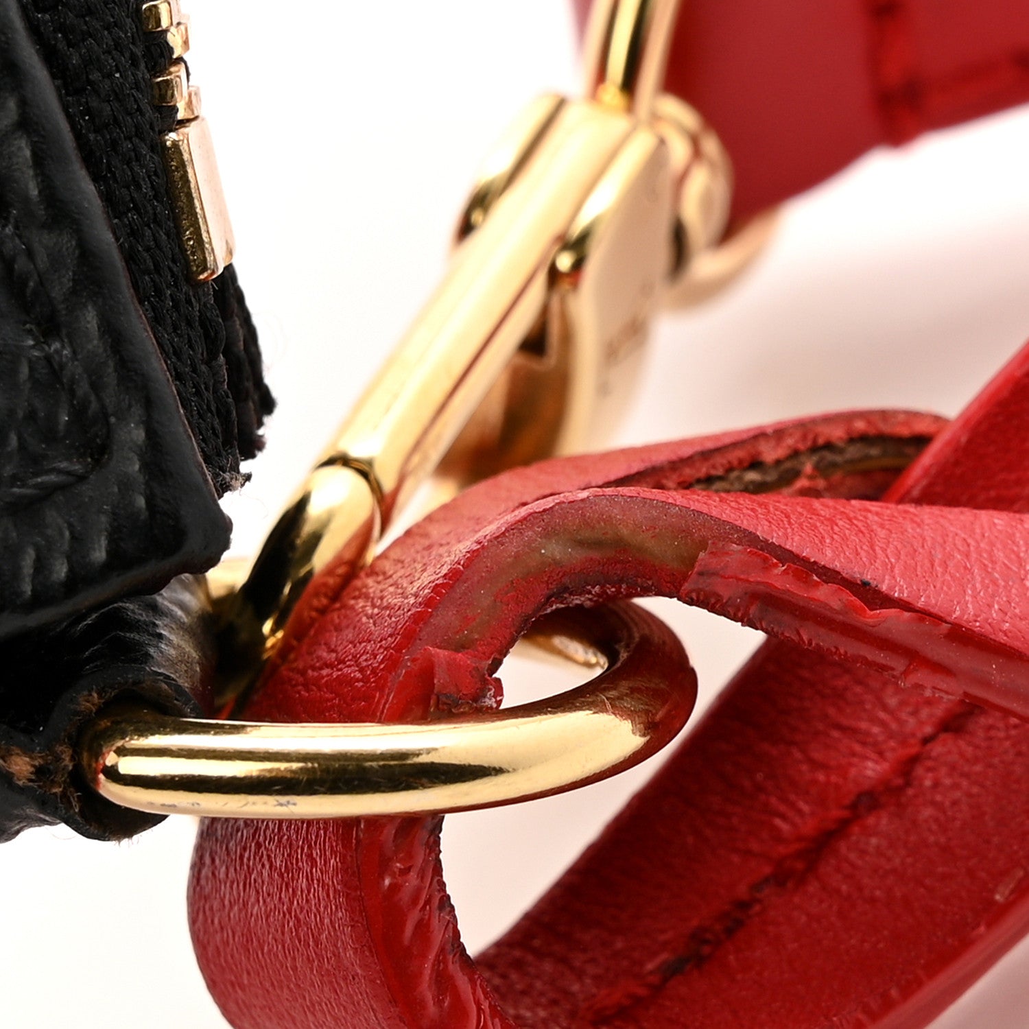 Louis Vuitton X UF Tufted Monogram Pochette Accessories Black Red 11 of 12