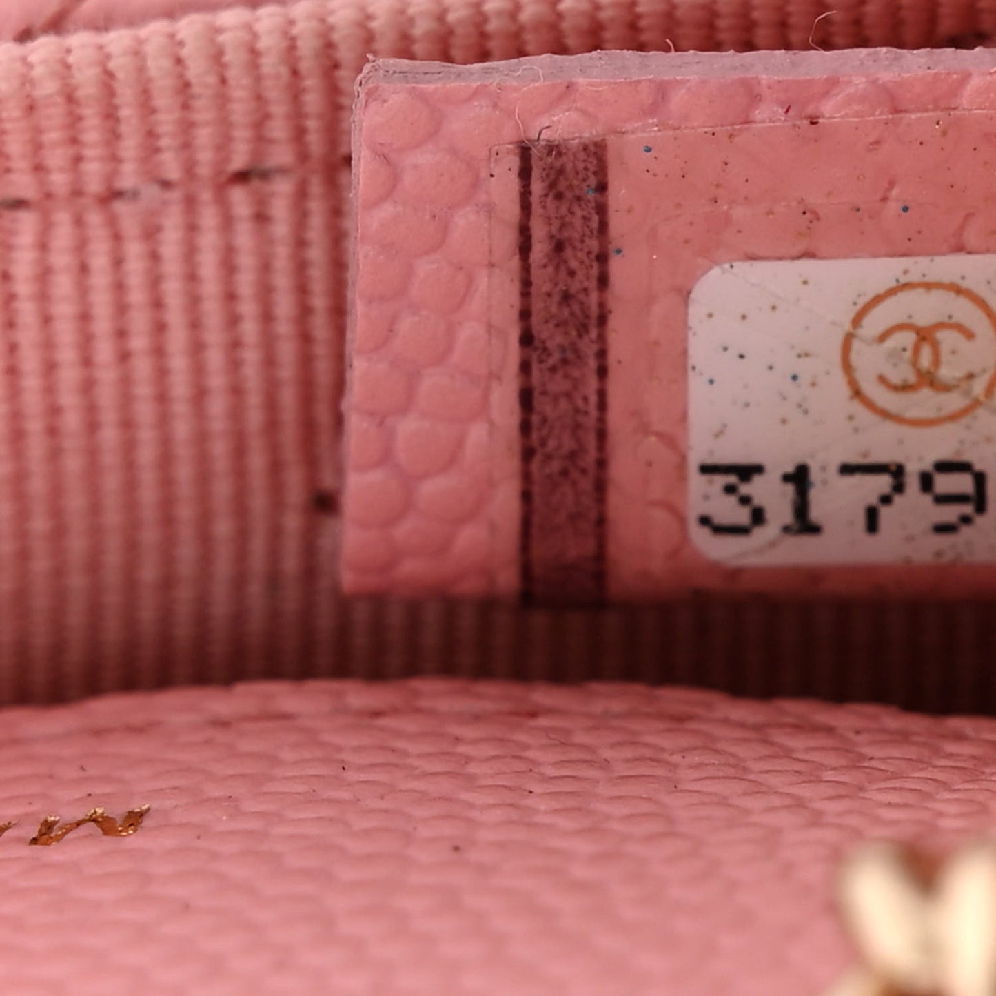 Caviar Quilted Mini Chain Belt Bag Light Pink