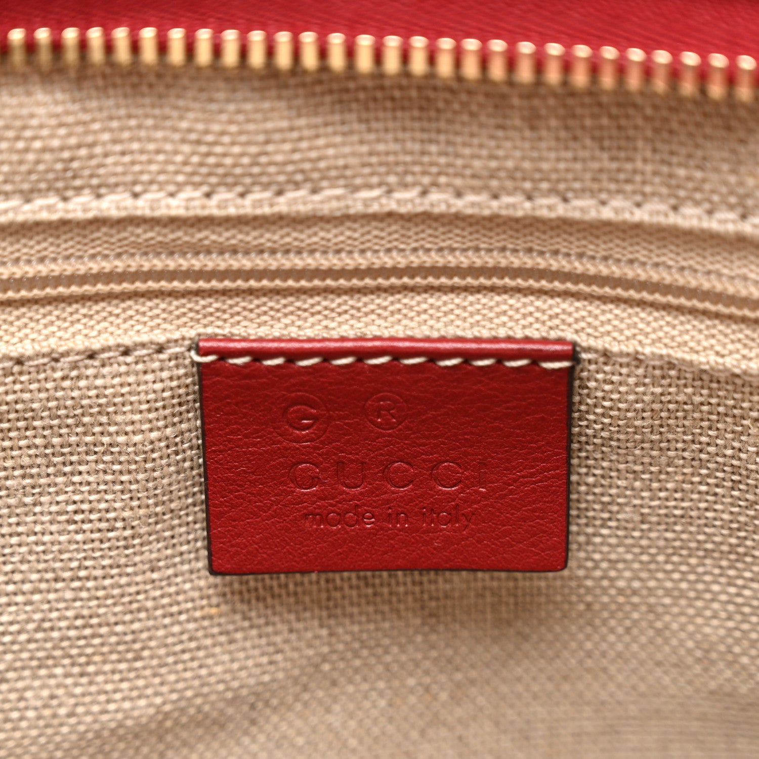 Gucci Microguccissima Flat Crossbody Red 6 of 11