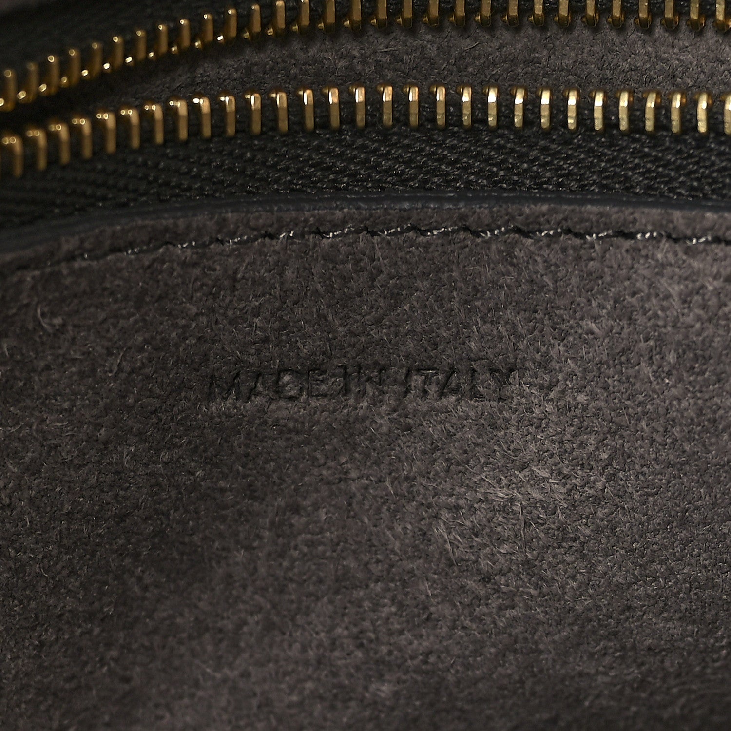 Celine Soft Grained Calfskin Sangle Bucket Bag Grey 7 of 9