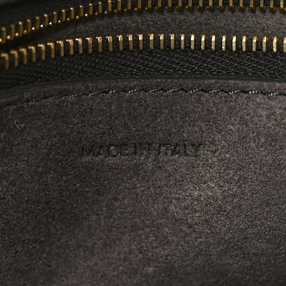 Celine Soft Grained Calfskin Sangle Bucket Bag Grey 7 of 9