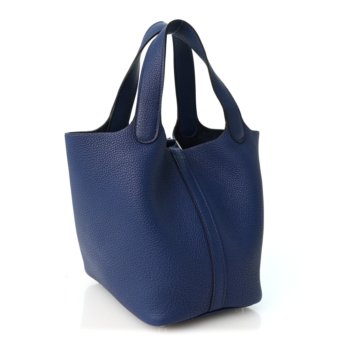 Hermes Taurillon Maurice Picotin Lock 18 PM Bleu Saphir 3 of 10