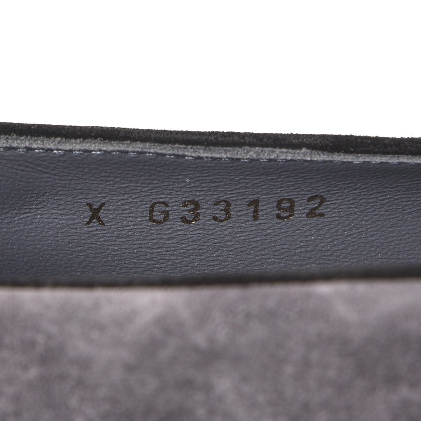 Suede Calfskin Mocassin CC Flats 41 Grey
