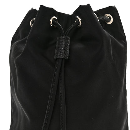 Prada Nylon Vela Drawstring Pouch Black 7 of 9