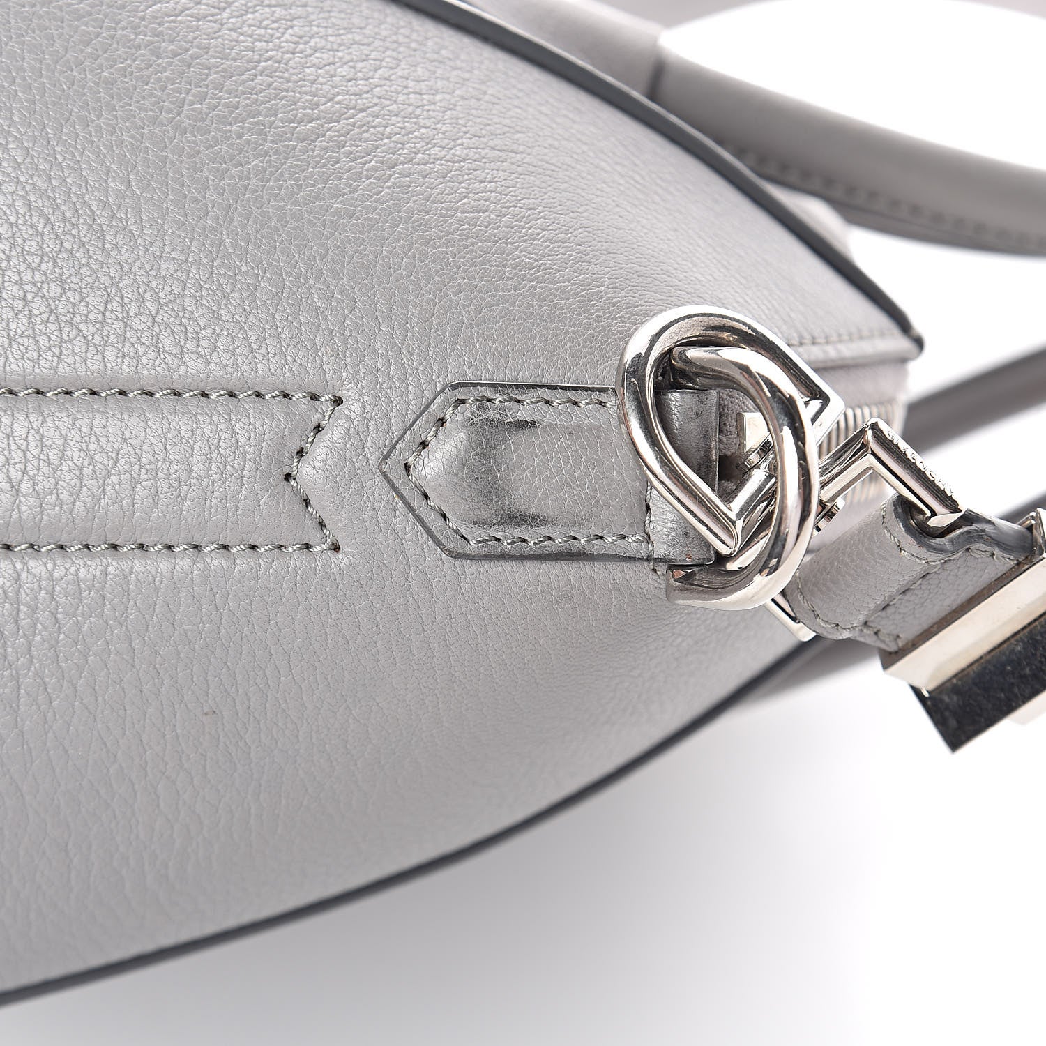 Givenchy Sugar Goatskin Small Antigona Pearl Grey 18 of 18