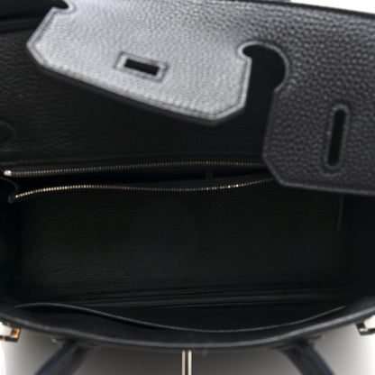 Hermes Togo BIRKIN 30 Black 5 of 10