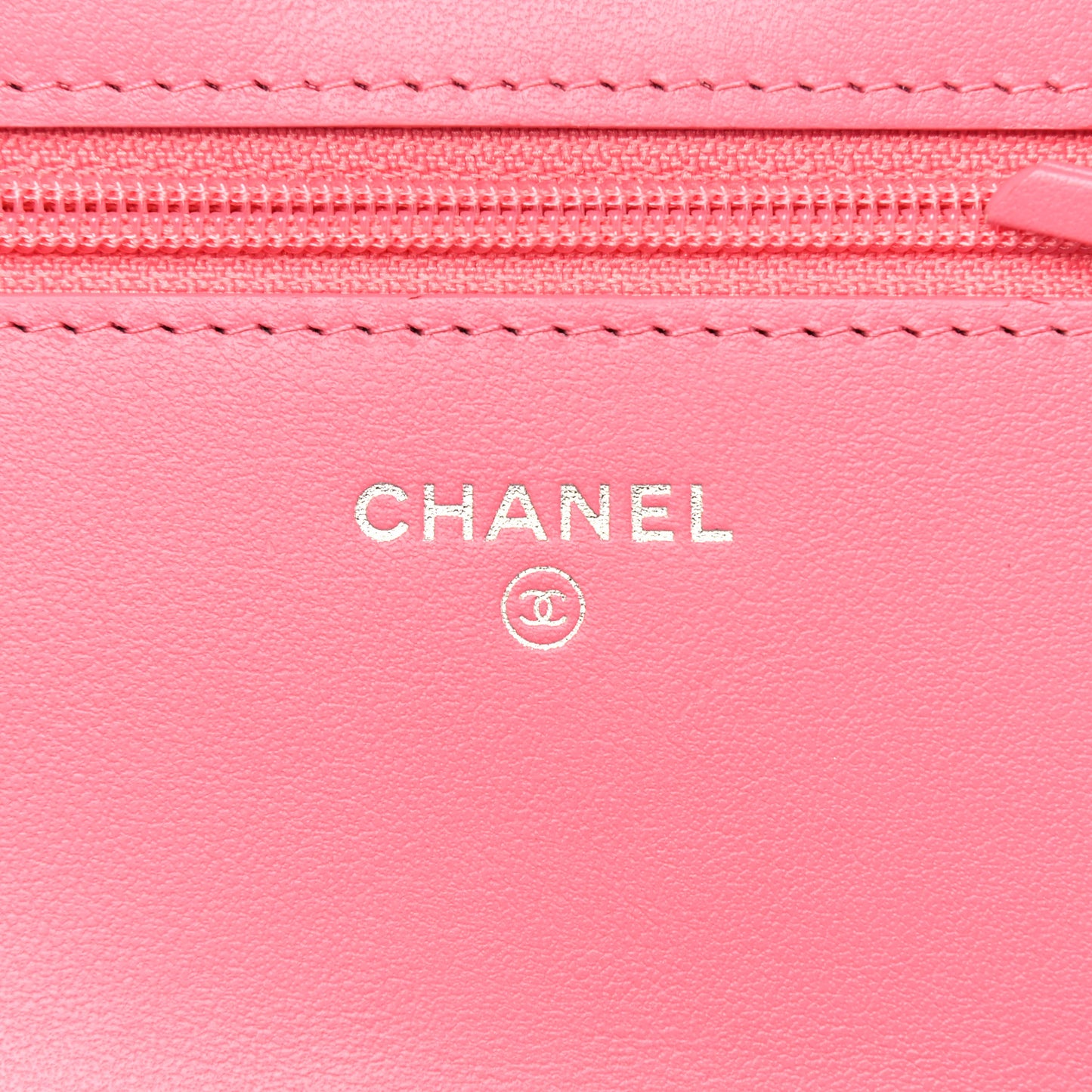 Tweed Quilted Reissue Wallet On Chain WOC Pink