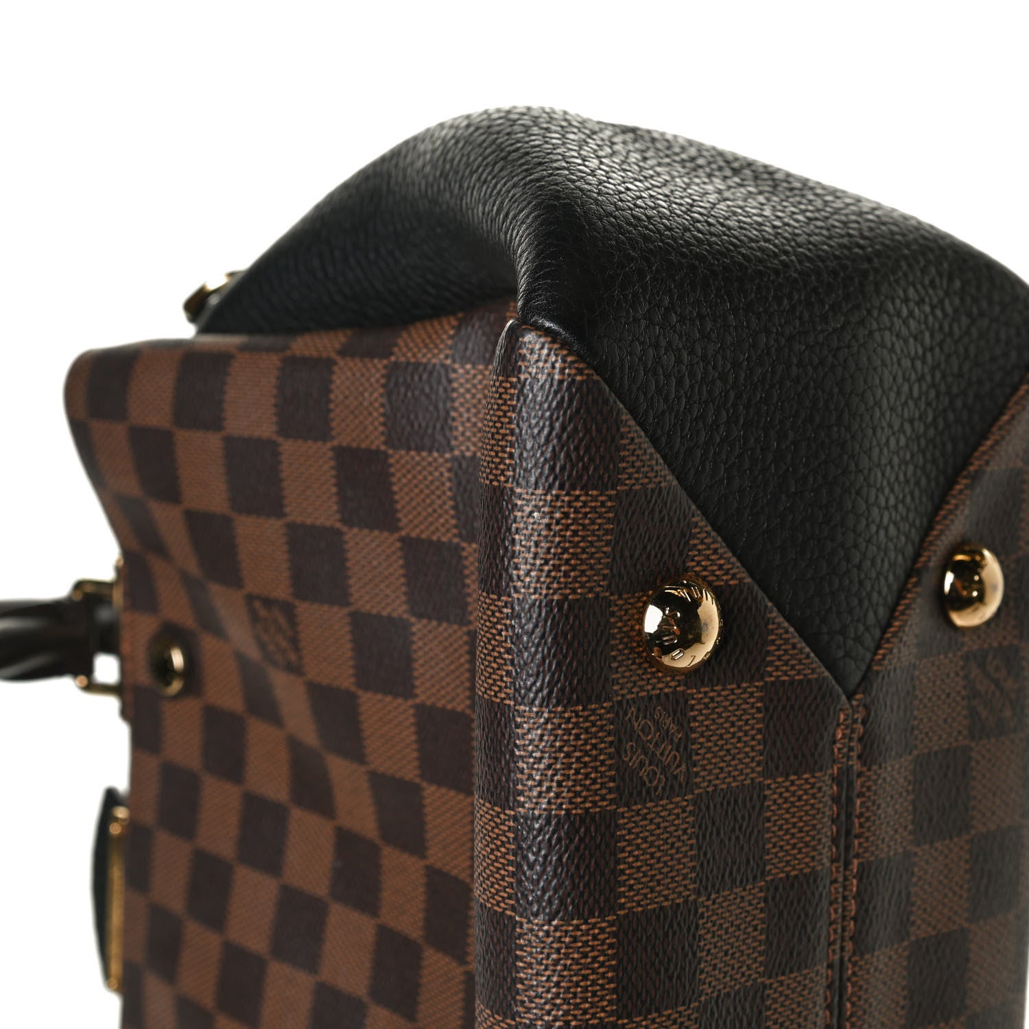 Louis Vuitton Damier Ebene Cuir Taurillon Brittany Black 9 of 11