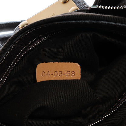 Chloe Leather Paddington Double Zipped Bowler Brown 7 of 7