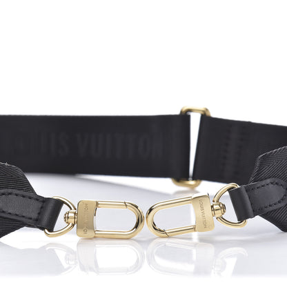 Louis Vuitton Nylon Petite Malle Souple Shoulder Strap Black 3 of 3