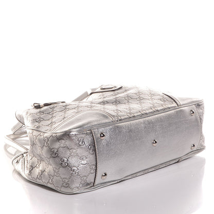 Gucci Guccissima Medium Princy Tote Silver 4 of 7
