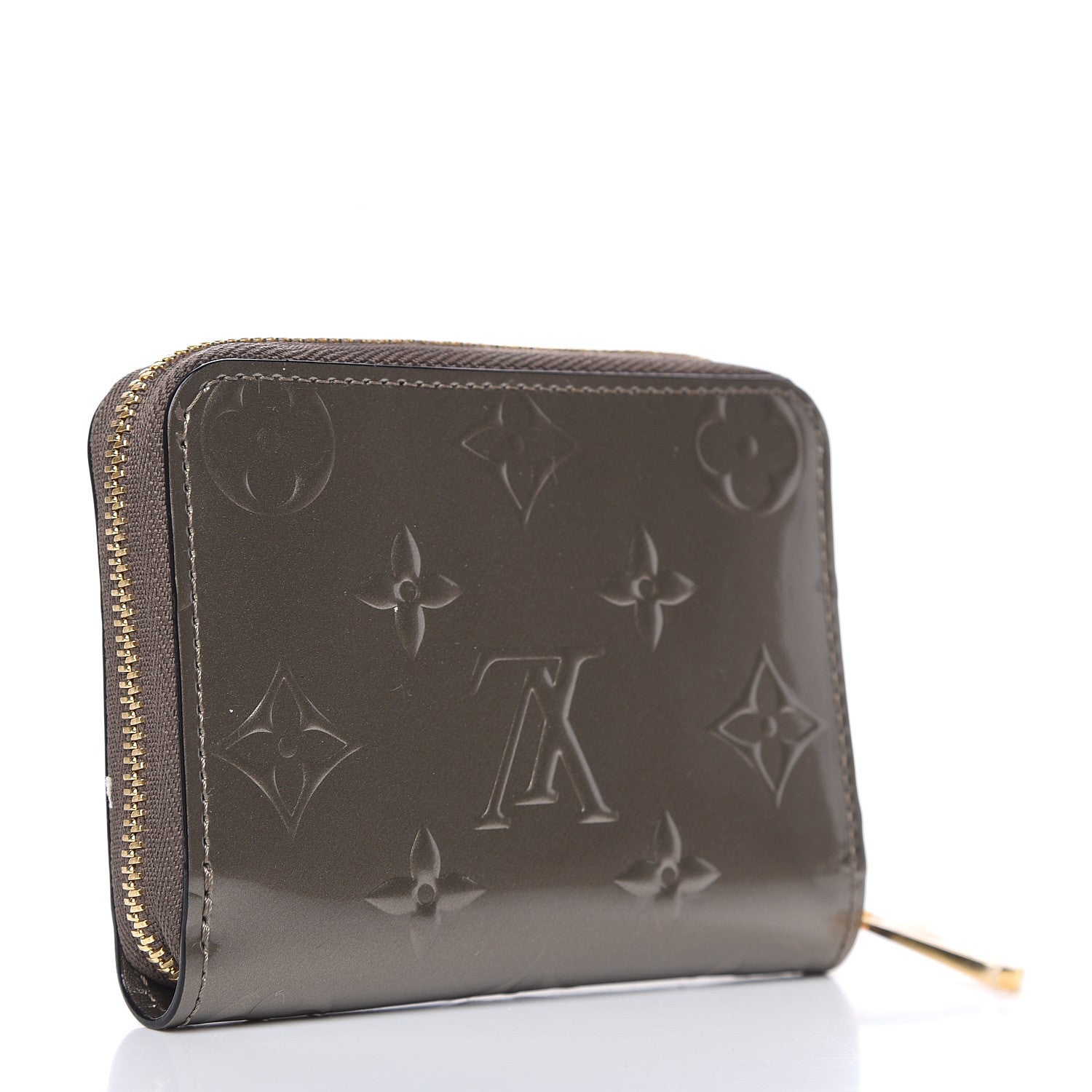 Louis Vuitton Vernis Zippy Coin Purse Champagne Metallise 3 of 6